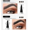 4 Headed Waterproof Eyebrow Pencil Smudge-Proof Long-Lasting Brow Pen for Precise Shaping Natural Look Women Eyebrow