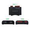 ADWITS 2 Channel Speaker Switcher Selector Speaker Selector with Terminal 1 Input 2 150W RMS DC Current Per Channel Box, Clap, Output,