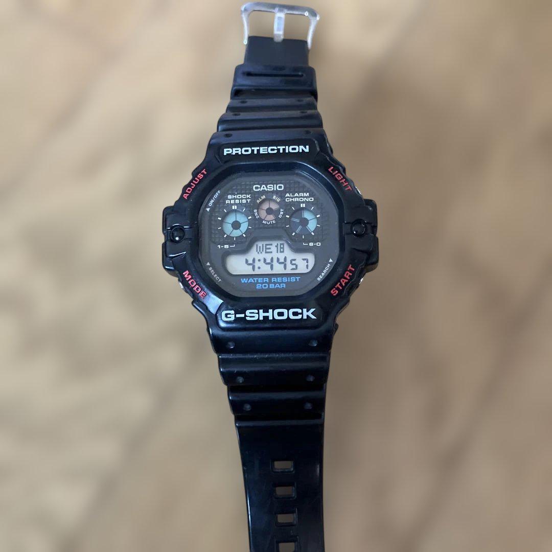 

[USED] G-SHOCK watch DW-5900 first model, rare Casio, color black