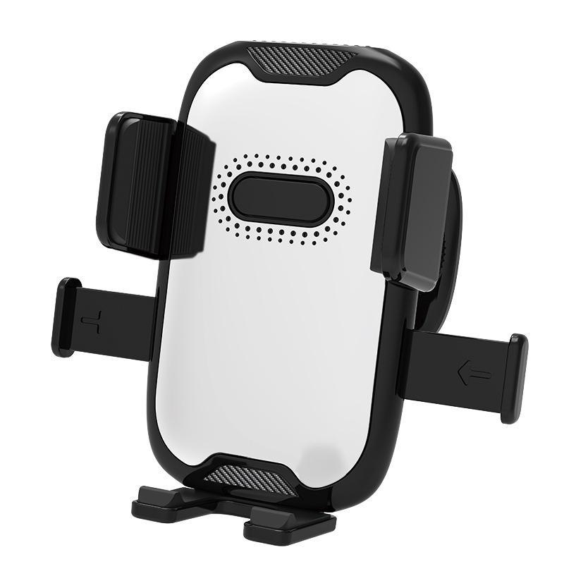 360° Rotating Anti-Shake Car Phone Holder with Inverted Hook for Air Vents