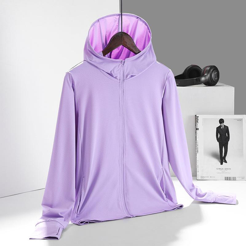 

Унисекс Плащ из ледяного шелка для защиты от солнца - Устойчивый к УФ-лучам и Дышащий для лета M