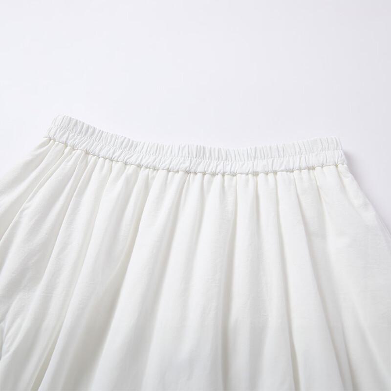 Xiangying Women's Embroidered Two-Piece V-Neck Skirt Set