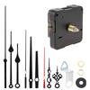 Quartz Battery Operated Silent Clock Movement Mechanism for Clock Repair / DIY with 3 Pairs of Black Hands, Clock Mechanism