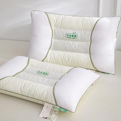 Pure Cotton Cassia Pillow Core Adult Model Household Single Deep Sleep Cervical Vertebra Low and Medium Pillow Pair