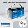 Lifepo4 Battery 12V 50Ah 100Ah 200Ah 300Ah 400Ah Lithium Ion Battery 12V 100Ah Lifepo4 Battery with BMS Solar Storage Batetry