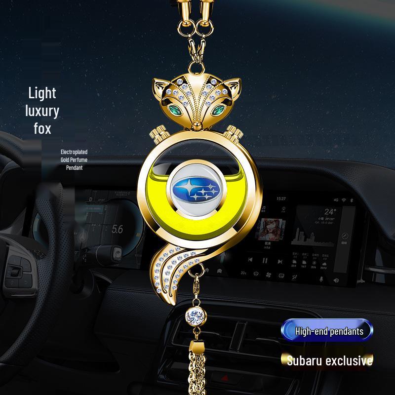 Crystal Rearview Mirror Air Freshener: Long-lasting Fragrance Pendant for Car Interior Decoration