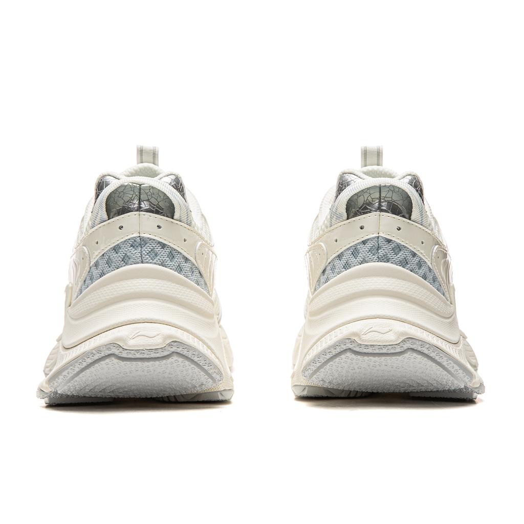 Li Ning Xingji Cushioning Abrasion Resistant Breathable Low Top Chunky Sneakers Women's Ivory AGCV354-8