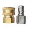 New 1/4 Quick Release Connector Coupler Fitting Fits High-Pressure Washer Hose