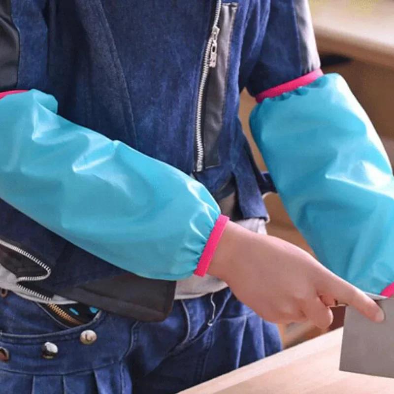 

Рукава-перчатки для мытья посуды Водонепроницаемые резиновые перчатки для мытья Длинный рукав Накладка Инструмент для чистки Кухонные принадлежности для уборки ванной комнаты