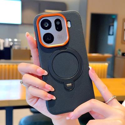 Per OPPO Find X9 Pro X9 Custodia Magnetica Rotante Anello Dita Metallo Supporto Cover Kickstand Opaca in TPU+PC per Oppo Find X 9