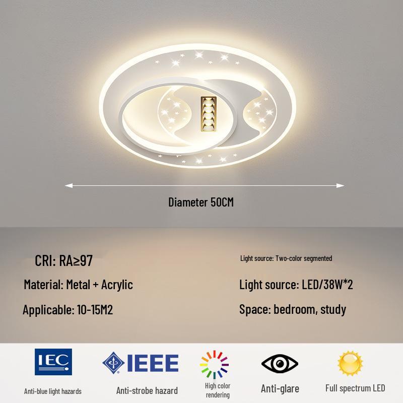 Modern LED Ceiling Light Set for Living, Dining, and Bedroom