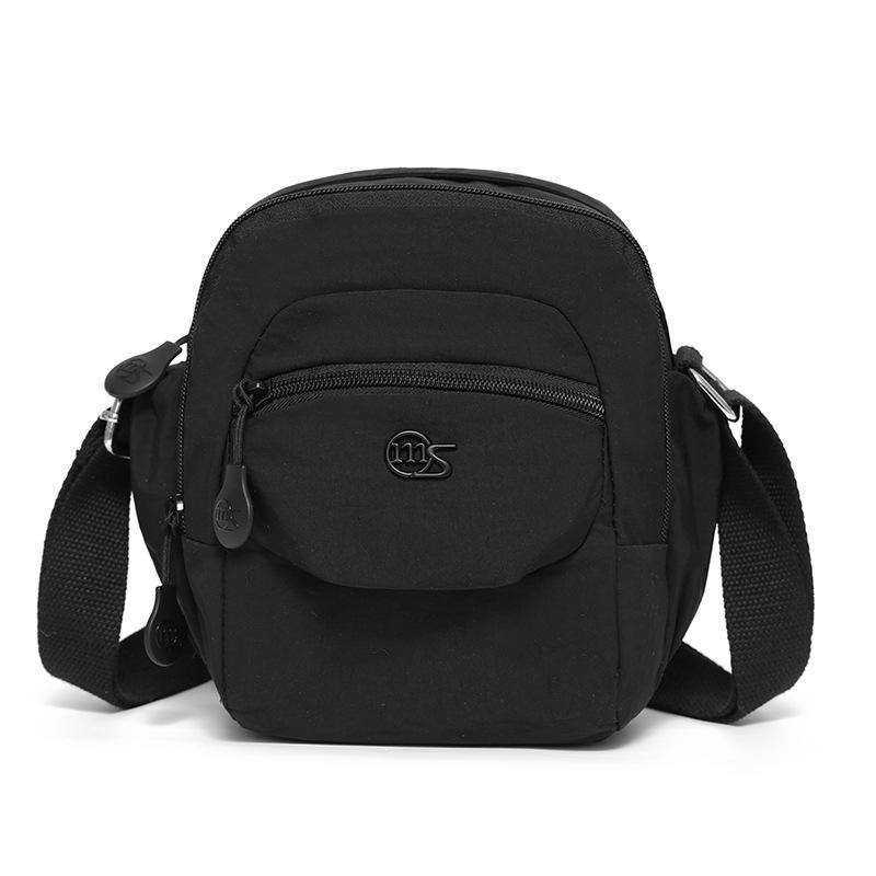 

Сумка через плечо женская Оксфорд водонепроницаемая сумка на плечо уличная дорожная сумка чёрный