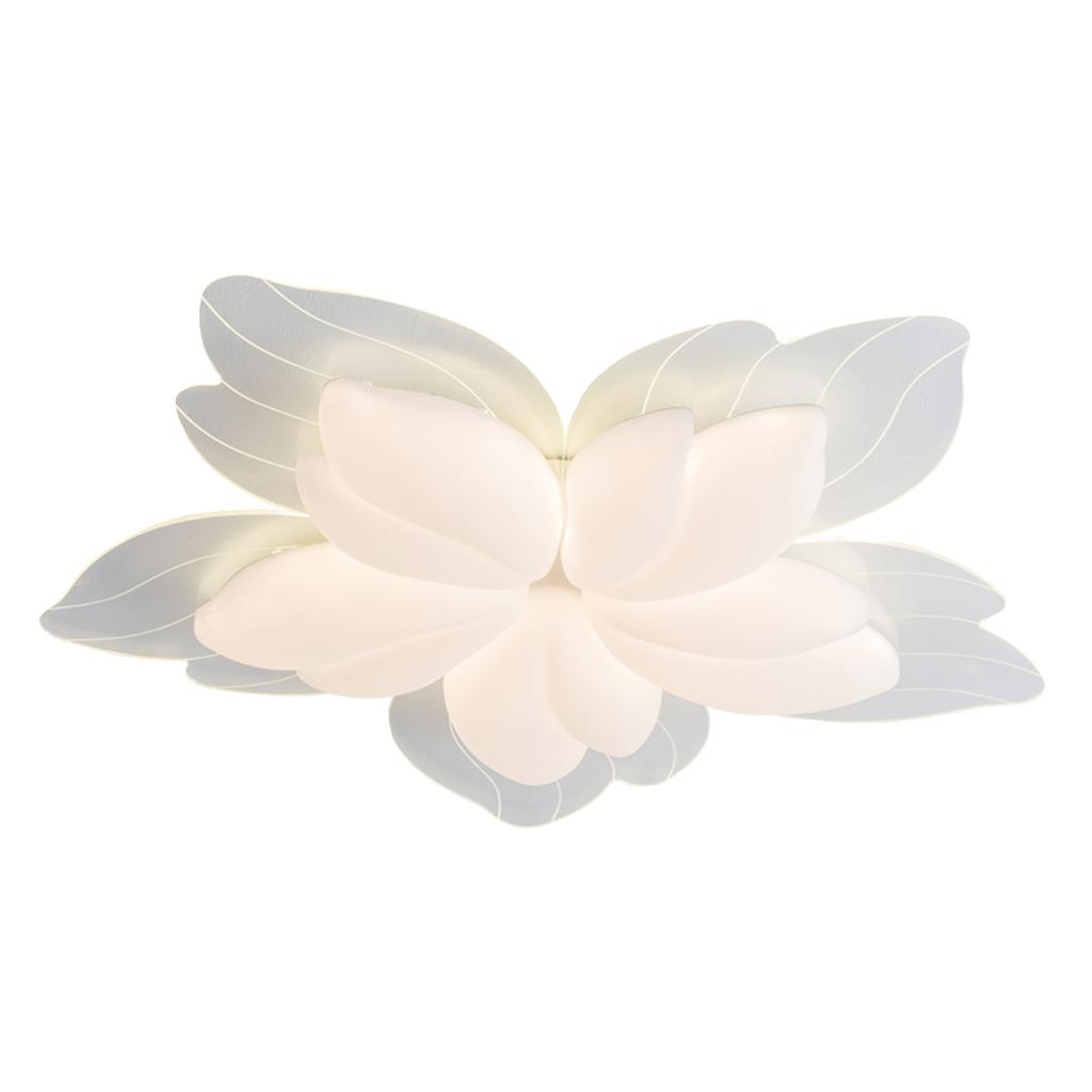 Wohnzimmerlampe Modern Schlichte Atmosphäre Hauptschlafzimmerlampe Creme Wind Blütenblatt Zimmer Deckenleuchte