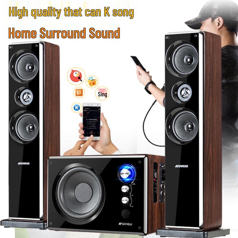 Sansui Home Theater Bluetooth Speaker & Karaoke System