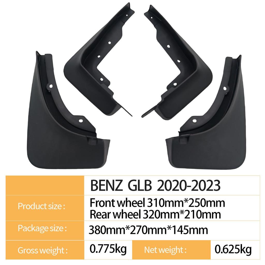 Mercedes Benz GLB 2020-2023 Tire Mudguards