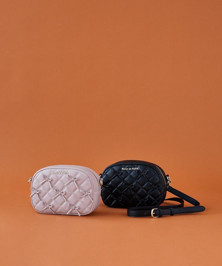 Maison de FLEUR Torba na ramię Hope Ribbon, Różowa, 8A43F0J2900