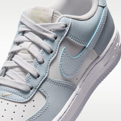 Kids' Sneakers Nike Air Force 1 Low Platinum Tint Alabaster Aura (GS) Platinum Tint/Alabaster/White/Aura