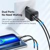 20W GaN USB-C PD Fast Charger, QC3.0 Quick Charger for iPhone 14/13/12/11 Pro Max/Mini, iPad, and More