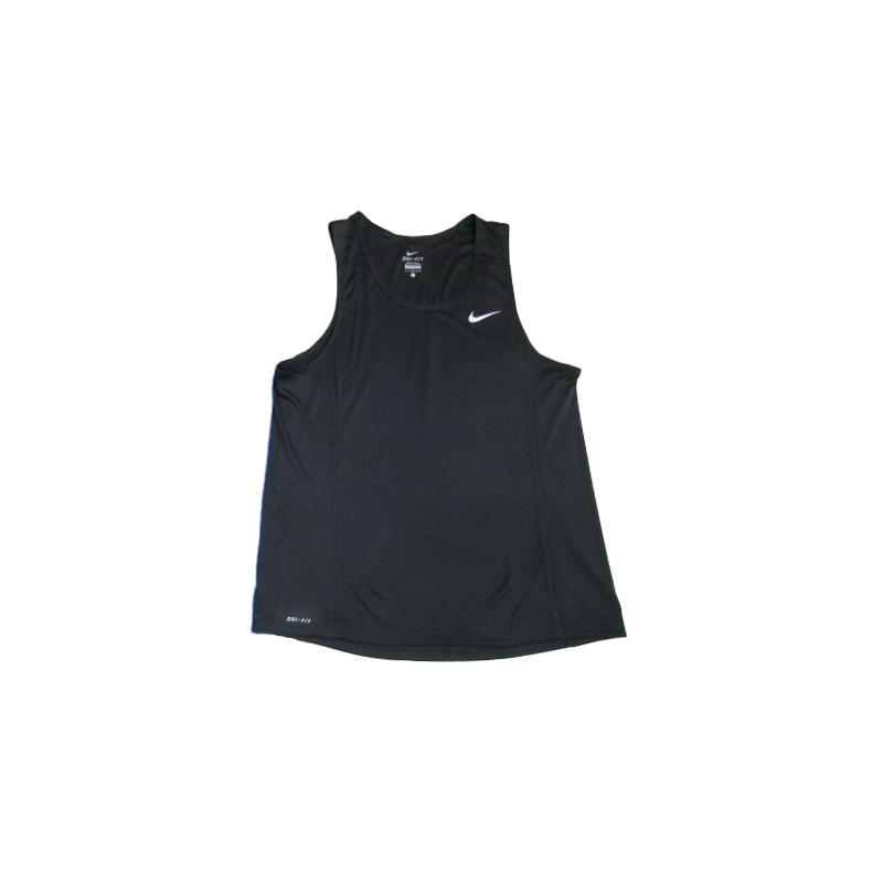 Nike Miler Singlet Outdoor Sports Breathable Moisture-Wicking Sleeveless Running Vest Men tops 683524-010 XL