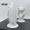 Themed Window Display Decoration 3D Printed Halloween Ghost Bride Statue Ornament, Female Figure Sculpture with Anti-fall Decor Stable Base,