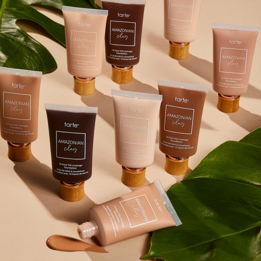 Tarte Amazonian Clay 16 Stunden Full Coverage Foundation 1,7 oz 50 ml 28 g Hell Mittel Gold