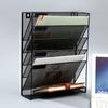 Wall Mount File Holder Metal File Holder Organizer for File Paper Office Accessories Wall Mounted Magazine Rack