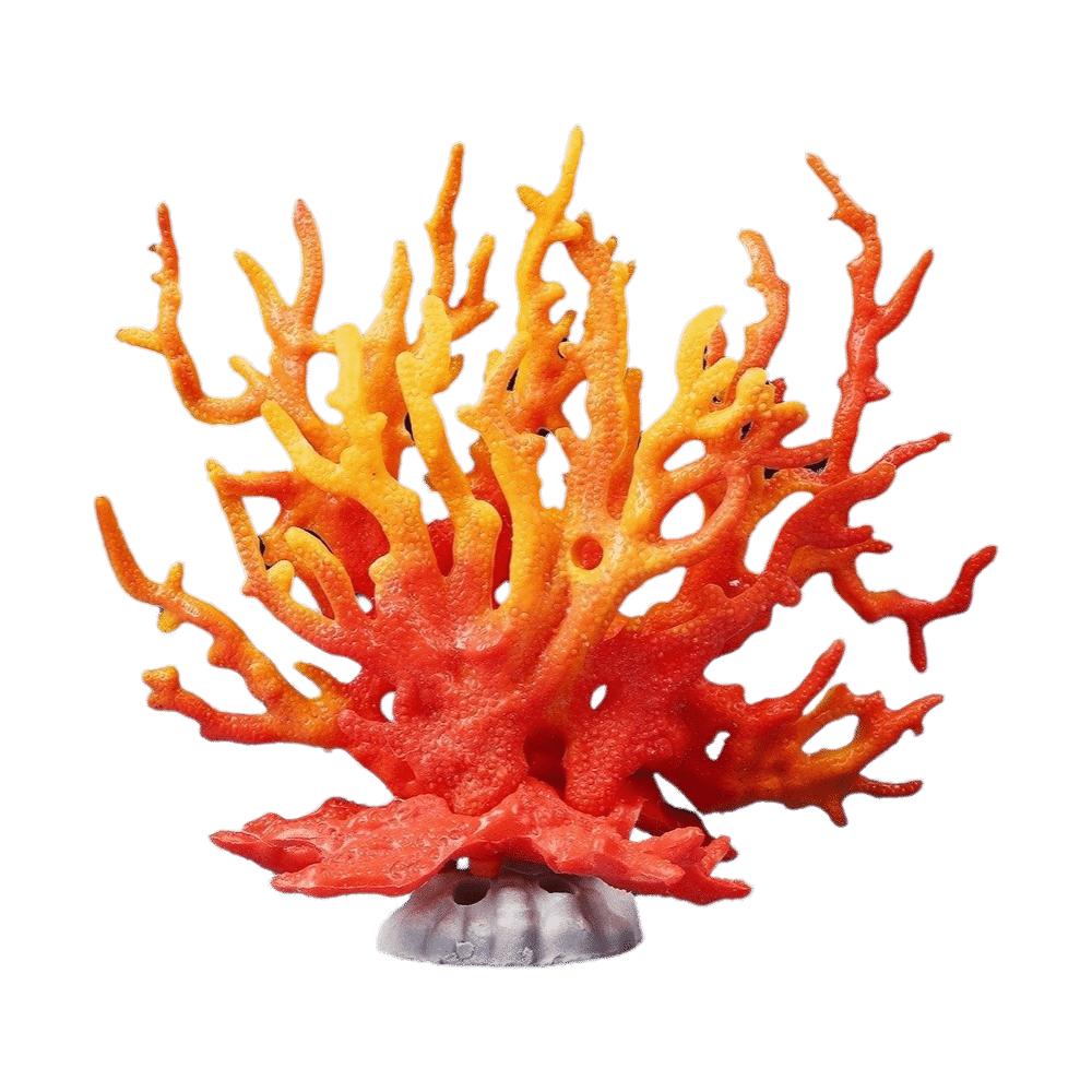 Lifelike Artificial Coral Ornament Plastic Fake Coral for Fish Tank  Home Decoration