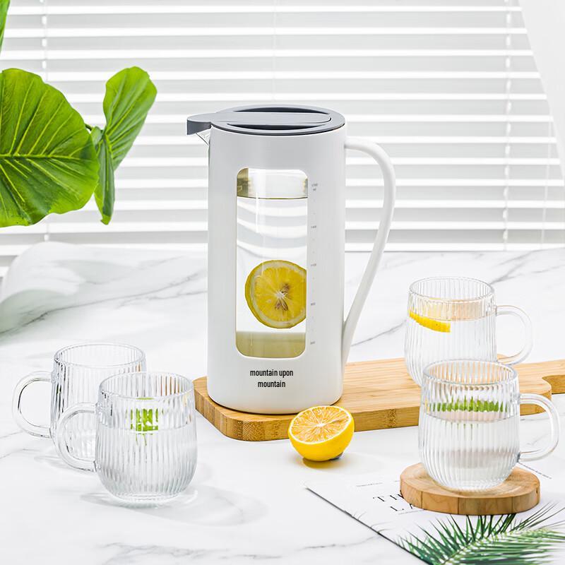 Shan Chong Shan High Borosilicate Glass Teapot and 4-Cup Set