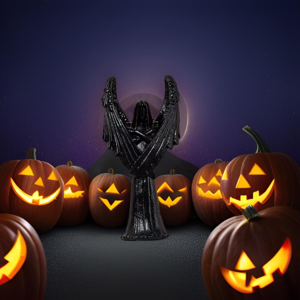 Creative White Resin Angel of Redemption Statue, Table Decoration, Hand Carved Angel Sculpture For Garden Home Decoration