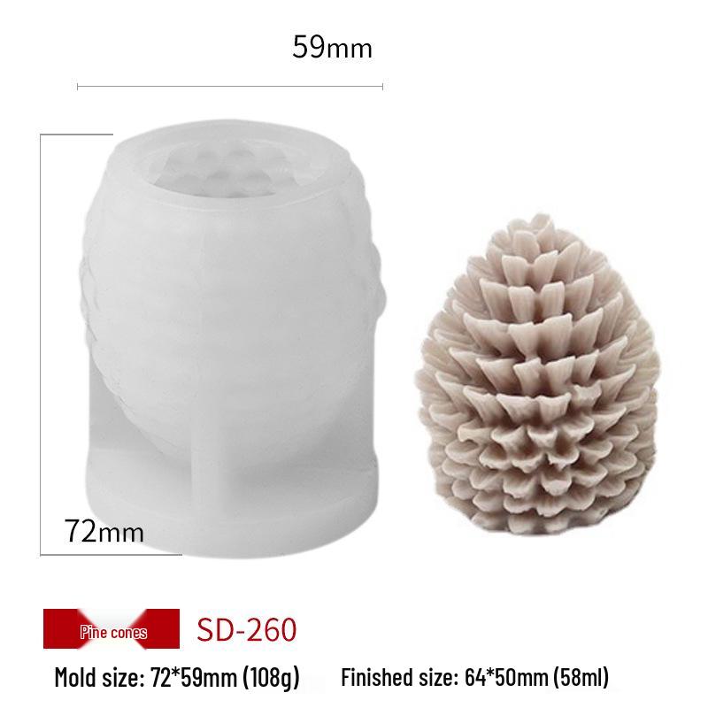 Wenxin Christmas Tree Scented Candle & Soap Silicone Mold