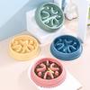 Eco Friendly Hot Selling  Non Slip Pet Slow Eating Drinking Feeding Food Container Mat Dog Pet Slow Bowls Feeders