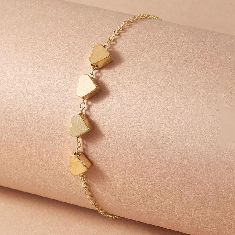 

7 Pcs Yellow Daisy Flower Chain Bracelet Set Vintage Gold Color Pendant Beaded Bracelets Bohemian Delicate Handcrafted Jewelry