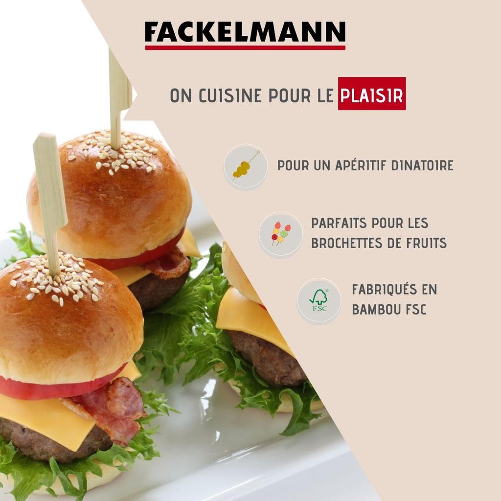 Sada 100 dřevěných trsátek 9 cm Fackelmann Basic ref. 50860