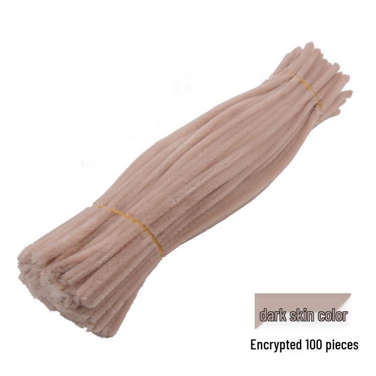 DIY Children s Handmade Hair Strip Twist Bar: Plush Educational Toy for Simulating Flower Bouquets