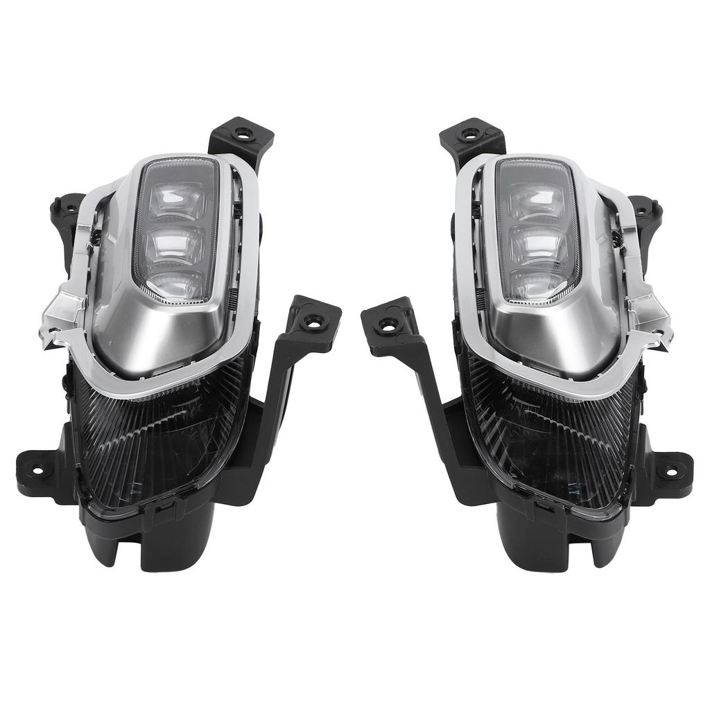 Daytime Running Light LED with Fog Lamp Cover Front Bumper Fit for Kia Seltos 2020‑2021