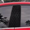 Durable Honeycomb Car Stickers DIY Scratch Resistant B Pillar Covers Self-adhesive Waterproof Car Styling Decoration Sticker