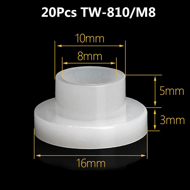 Screw Nylon Transistor Gasket The Step T-Type Plastic Washer