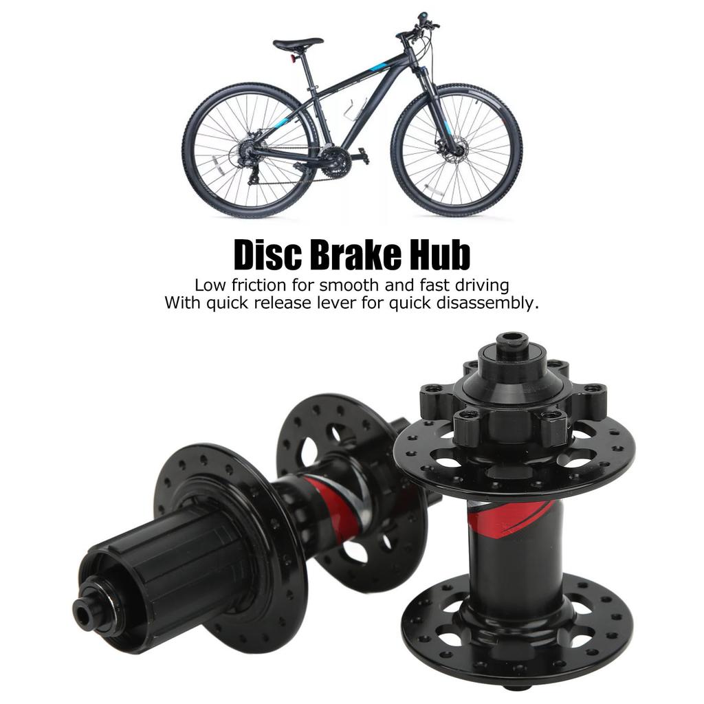 32 Hole 6 Pawls   Disc Brake Hub with Quick Release Skewer Aluminum Alloy for Mountain Bike