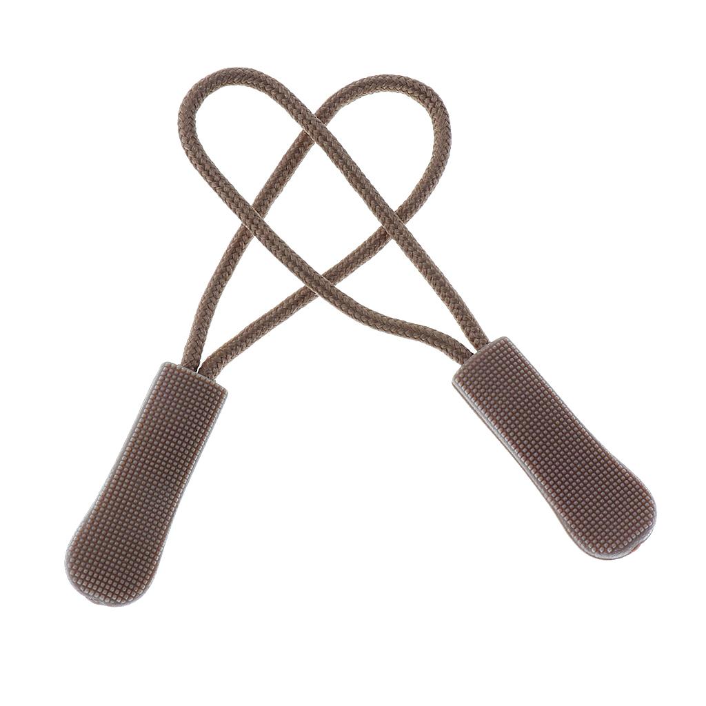 Reißverschlussanhänger Kordel Strukturierter Griff Elastisches Reißverschluss-Ersatzkit für defekte Reißverschlüsse an Rucksäcken Gepäck Zelten Kleidung