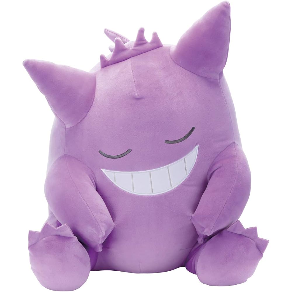 Takara Tomy Arts Pokmon Suyasuya Friend Gengar Plush Toy 51cm Height Soft Stuffed Animal