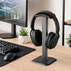 Over-Ear Headphone Stand for Home Desk Storage, Metal Support Post with Wide Top Pad and Flat Base for Office Study and Gaming Areas
