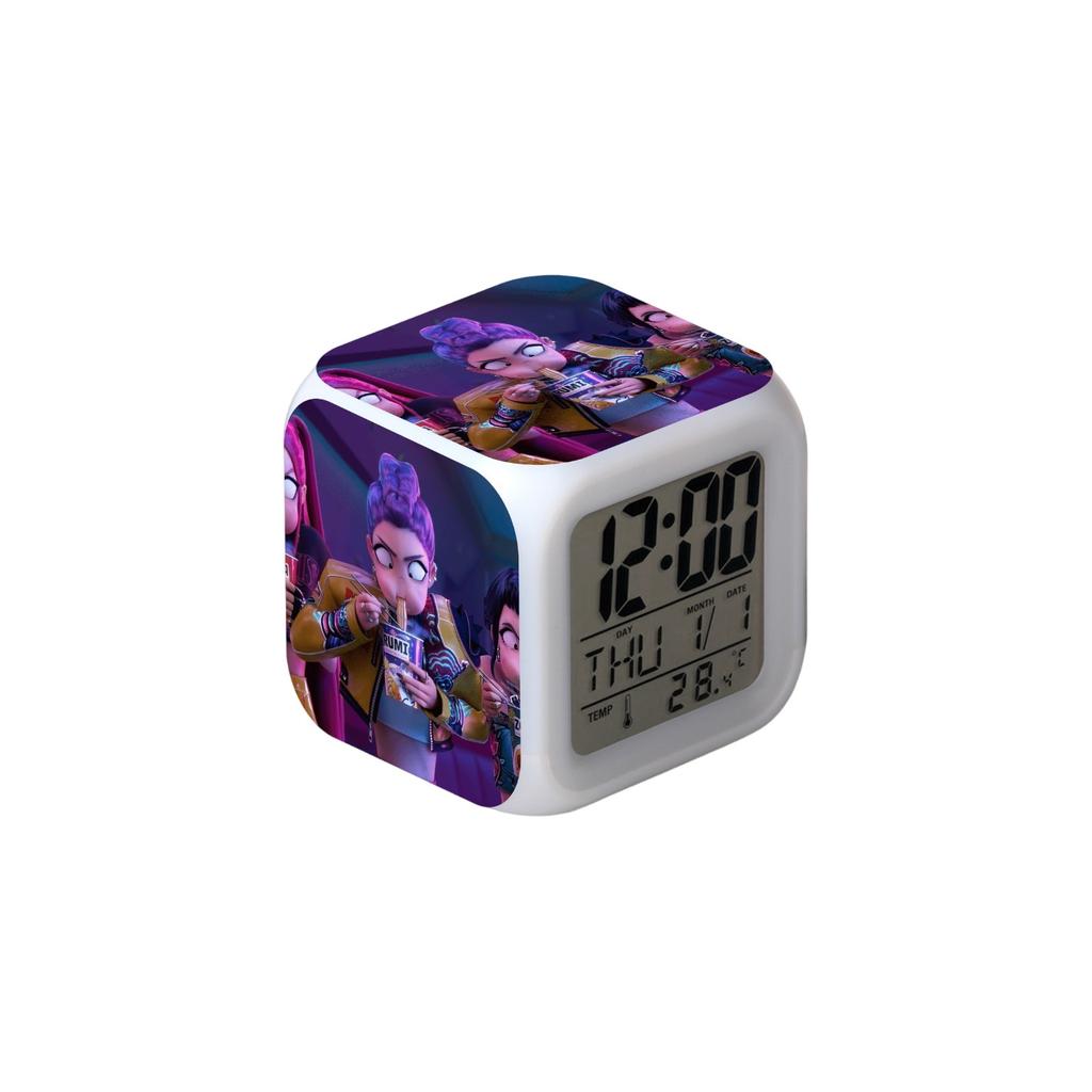 Colorful LED Night Light Alarm Clock Creative Holiday Gift For  Movie And TV