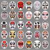 Peking Opera Huadan Face Painting Stickers: 60 Waterproof Chinese Style Graffiti Decals for Suitcases, Skateboards, Cars, and Phones