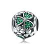 BAMOER 925 Silver Dreamy Oecan Series Dazzling Crab Beads Seahorse Pendant Charms for Women Bracelet and Necklace DIY