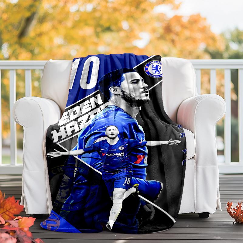 Chelsea FC Logo Aufdruck Decke—weich,warm;Vielseitige Decke für alle Jahreszeiten – perfekt als Klimadecke, Nickerchen-Decke