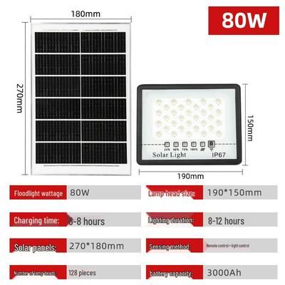 Faretto LED Solare Lishi 80W Cielo Stellato