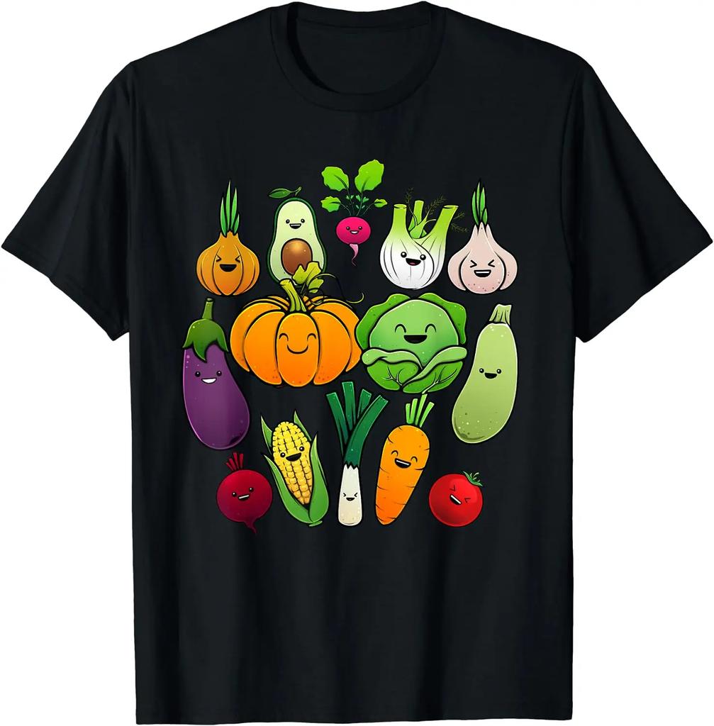 Vegan All Things Proud Vegan Personality Simple Cartoon Custom Printed T-shirt Men High Quality Printed Classic Street Top Men