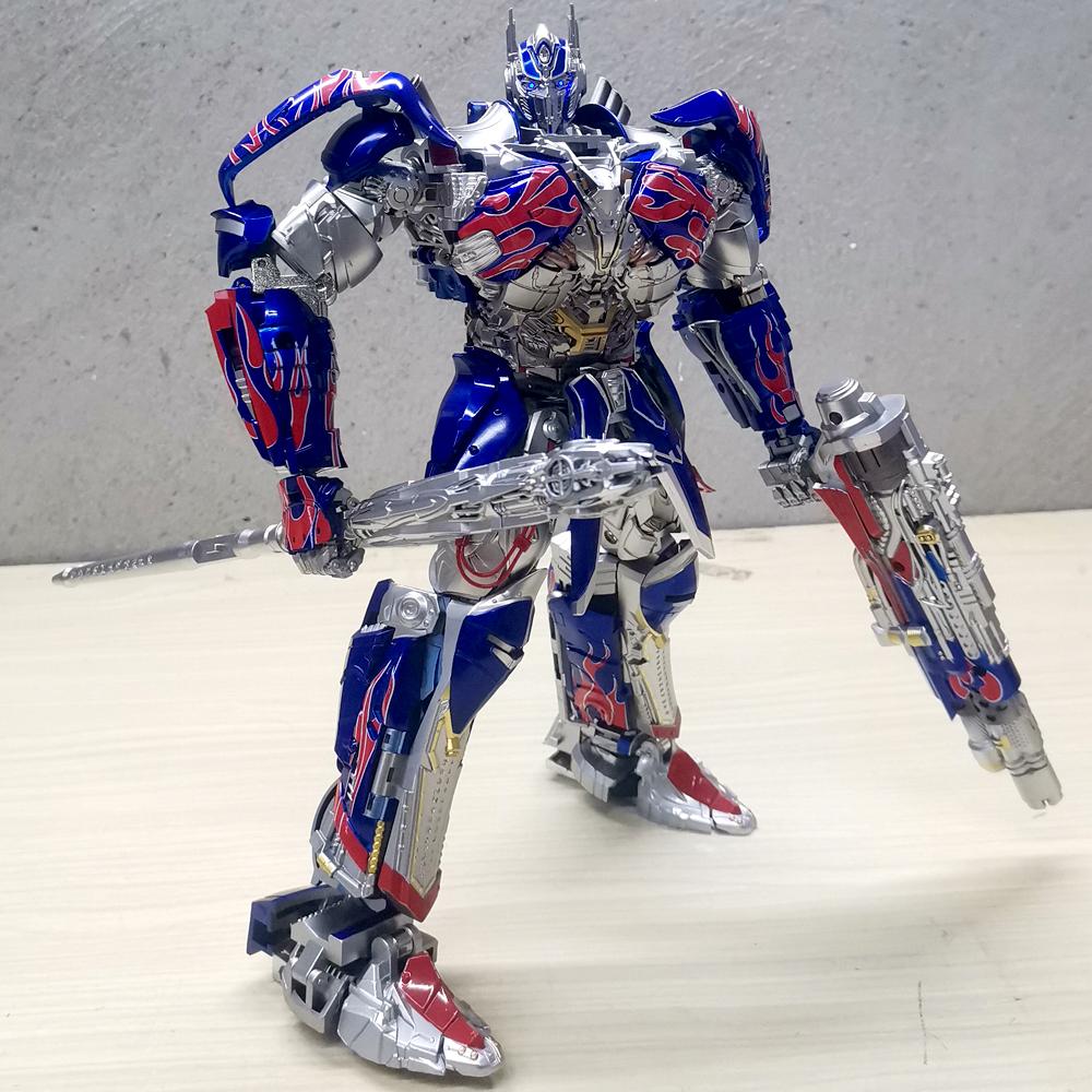 Transformation Toys Optimus Commande Robot Last Knight Warrior Model BS-03 Deformation Action Figure Anime BMB BS03 Poseable Articulated Scale