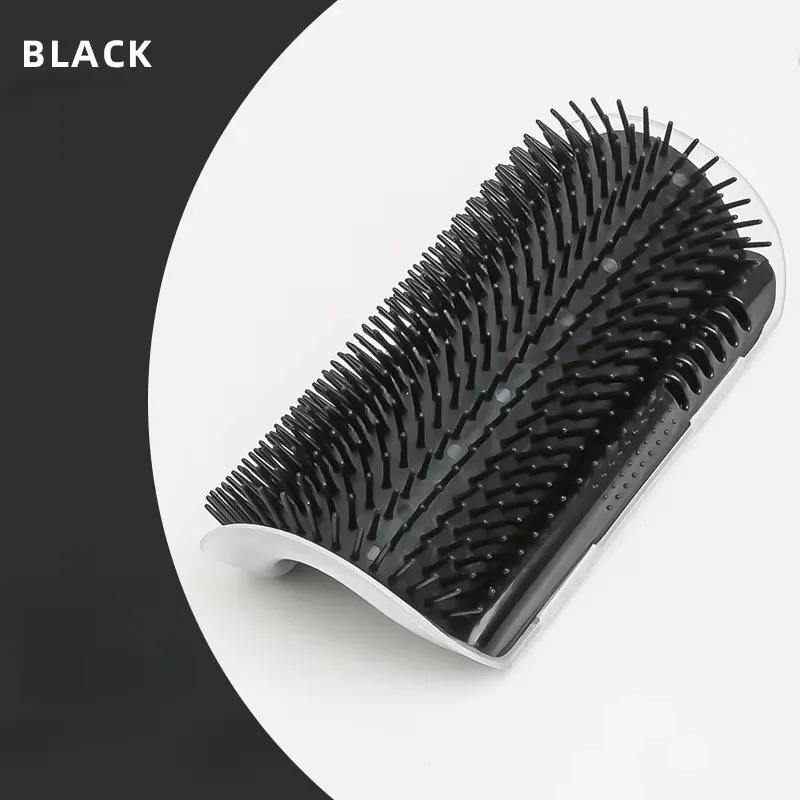 

Устройство для ухода за кошками, настенные угловые расчески для домашних животных, инструменты для массажа и комфорта домашних животных, простые аксессуары для домашних животных небольшого размера чёрный