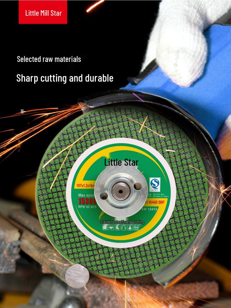 Small Angle Grinder: Stainless Steel Cutting, Grinding & Polishing Disc (107/125/150/180/230mm)